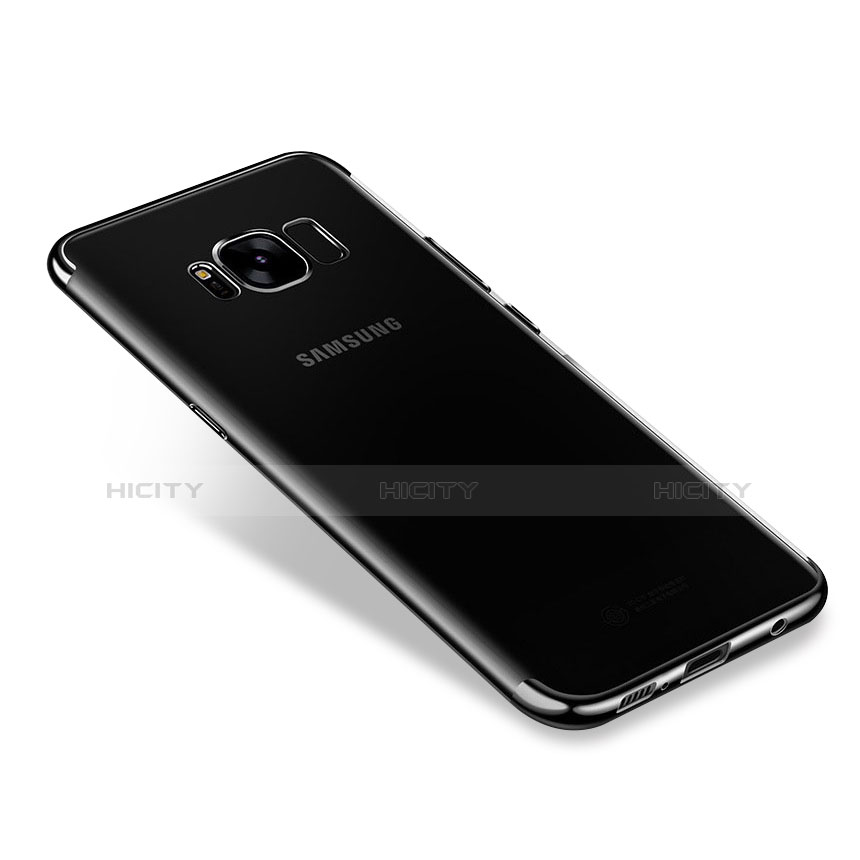 Coque Ultra Fine TPU Souple Housse Etui Transparente H01 pour Samsung Galaxy S8 Plus Noir Plus