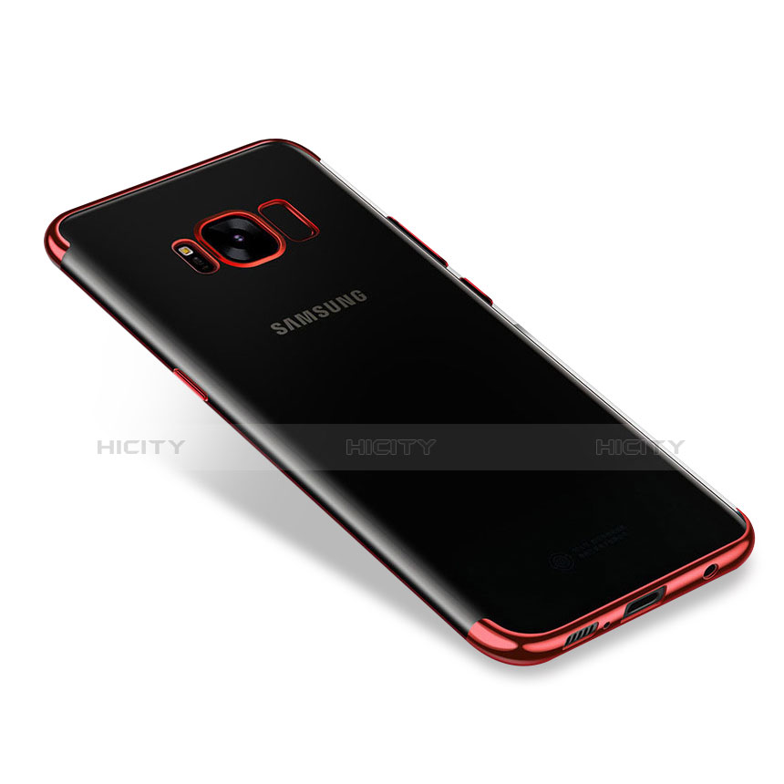 Coque Ultra Fine TPU Souple Housse Etui Transparente H01 pour Samsung Galaxy S8 Plus Rouge Plus