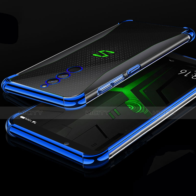 Coque Ultra Fine TPU Souple Housse Etui Transparente H01 pour Xiaomi Black Shark Helo Bleu Plus