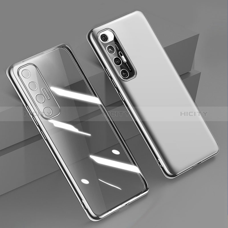 Coque Ultra Fine TPU Souple Housse Etui Transparente H01 pour Xiaomi Mi 10S 5G Argent Plus