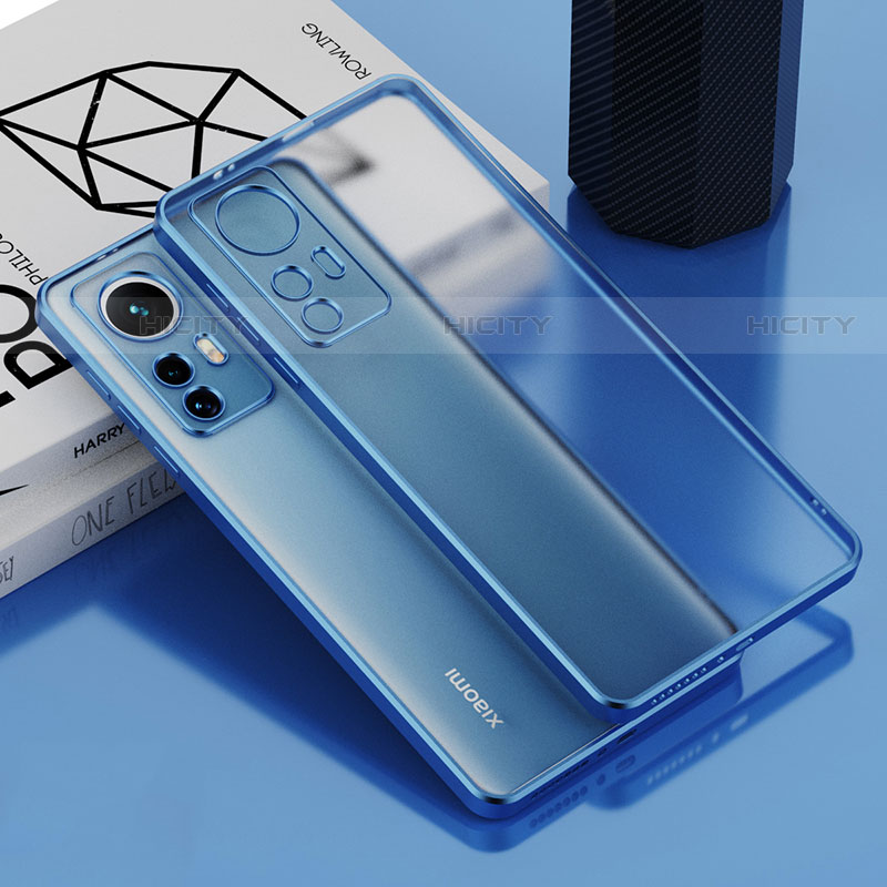 Coque Ultra Fine TPU Souple Housse Etui Transparente H01 pour Xiaomi Mi 12X 5G Bleu Plus