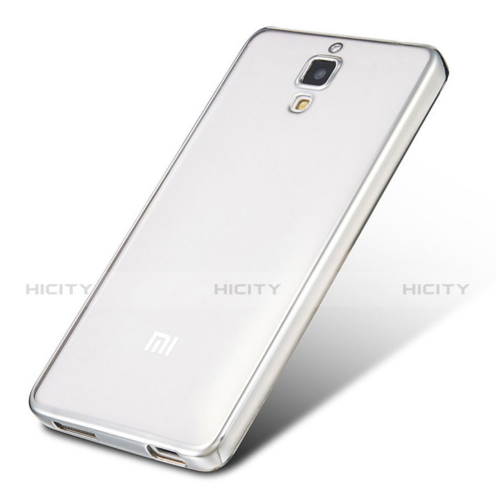 Coque Ultra Fine TPU Souple Housse Etui Transparente H01 pour Xiaomi Mi 4 Argent Plus