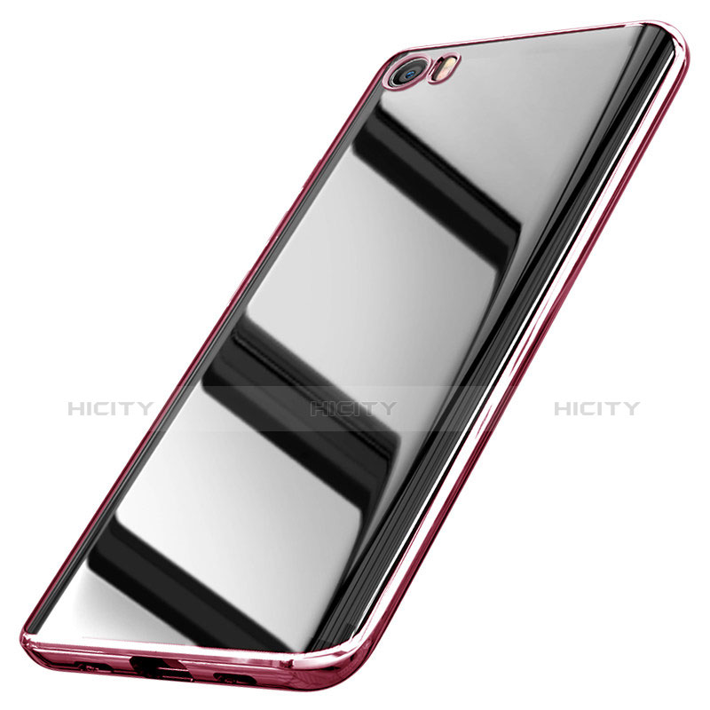 Coque Ultra Fine TPU Souple Housse Etui Transparente H01 pour Xiaomi Mi 5 Or Rose Plus