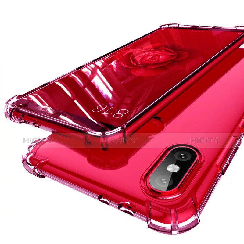 Coque Ultra Fine TPU Souple Housse Etui Transparente H01 pour Xiaomi Mi 6X Rose Plus