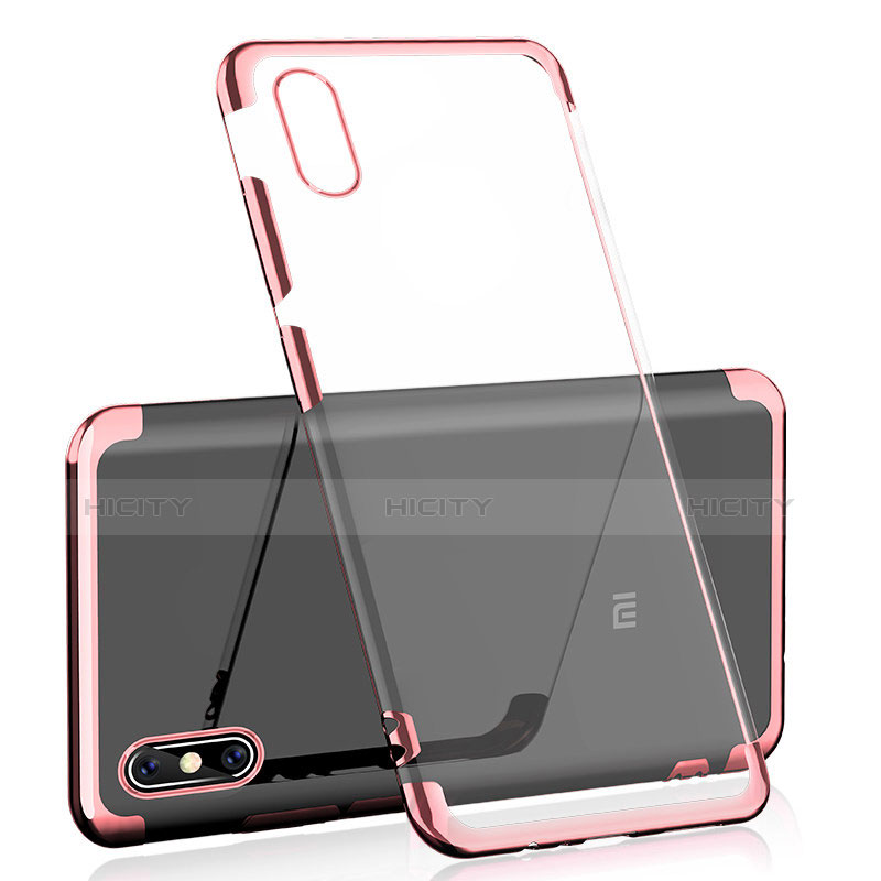 Coque Ultra Fine TPU Souple Housse Etui Transparente H01 pour Xiaomi Mi 8 Explorer Or Rose Plus