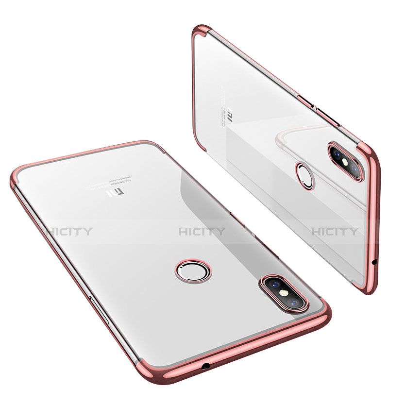 Coque Ultra Fine TPU Souple Housse Etui Transparente H01 pour Xiaomi Mi 8 Or Rose Plus