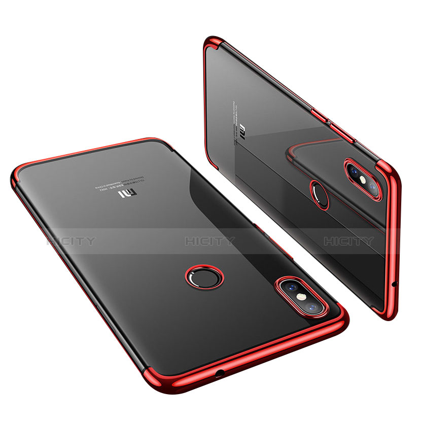 Coque Ultra Fine TPU Souple Housse Etui Transparente H01 pour Xiaomi Mi 8 Rouge Plus