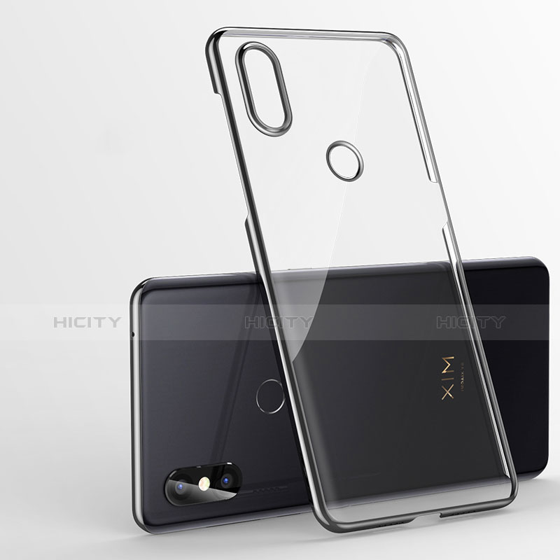 Coque Ultra Fine TPU Souple Housse Etui Transparente H01 pour Xiaomi Mi Mix 3 Noir Plus