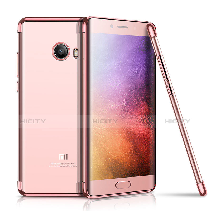 Coque Ultra Fine TPU Souple Housse Etui Transparente H01 pour Xiaomi Mi Note 2 Or Rose Plus