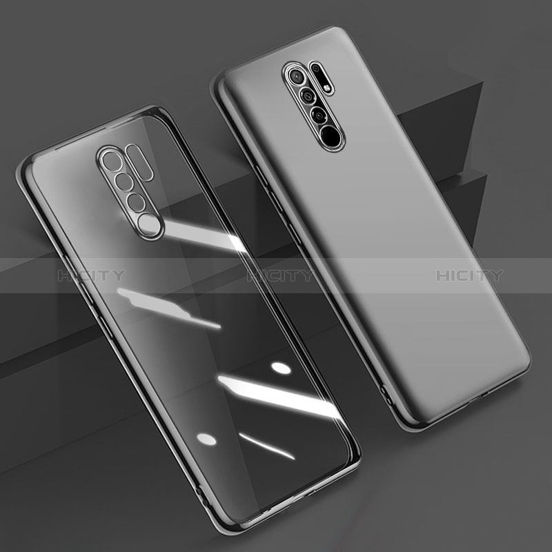 Coque Ultra Fine TPU Souple Housse Etui Transparente H01 pour Xiaomi Poco M2 Noir Plus