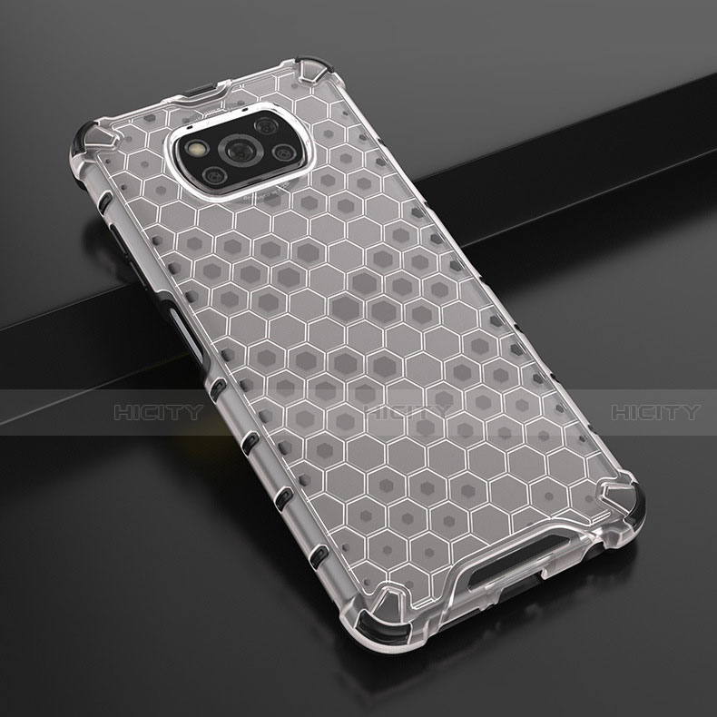 Coque Ultra Fine TPU Souple Housse Etui Transparente H01 pour Xiaomi Poco X3 Blanc Plus