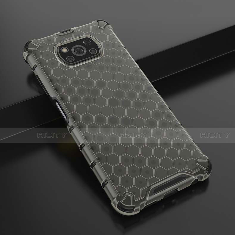 Coque Ultra Fine TPU Souple Housse Etui Transparente H01 pour Xiaomi Poco X3 Noir Plus