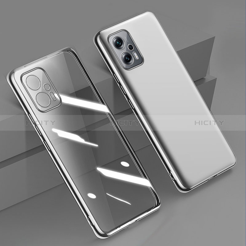 Coque Ultra Fine TPU Souple Housse Etui Transparente H01 pour Xiaomi Poco X4 GT 5G Argent Plus