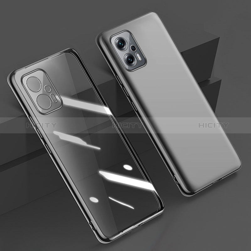 Coque Ultra Fine TPU Souple Housse Etui Transparente H01 pour Xiaomi Poco X4 GT 5G Noir Plus