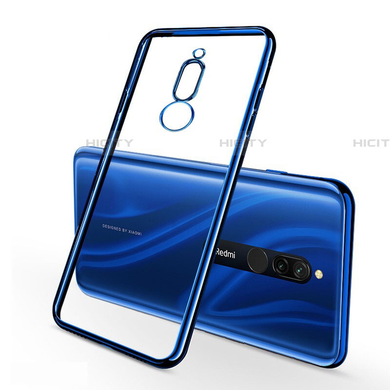 Coque Ultra Fine TPU Souple Housse Etui Transparente H01 pour Xiaomi Redmi 8 Bleu Plus