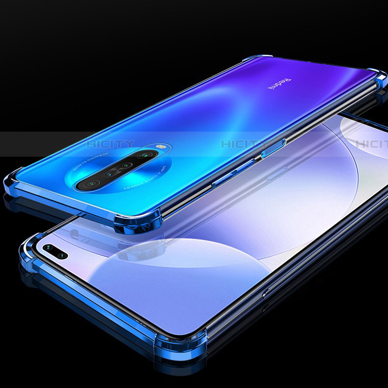 Coque Ultra Fine TPU Souple Housse Etui Transparente H01 pour Xiaomi Redmi K30 4G Bleu Plus