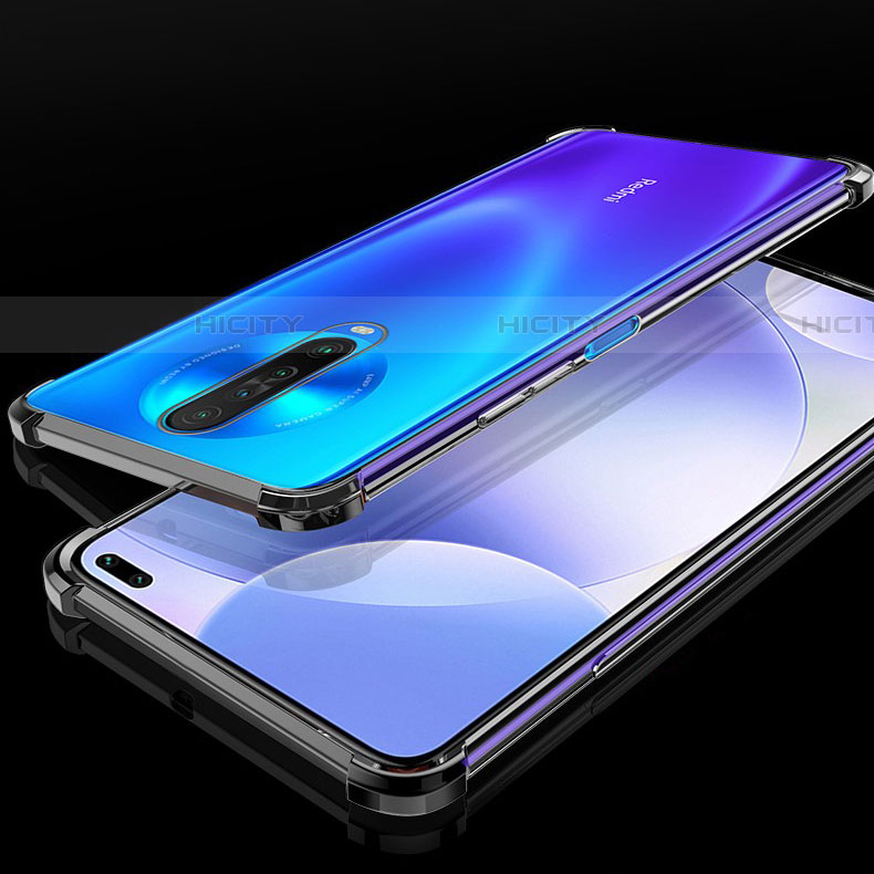 Coque Ultra Fine TPU Souple Housse Etui Transparente H01 pour Xiaomi Redmi K30 4G Noir Plus