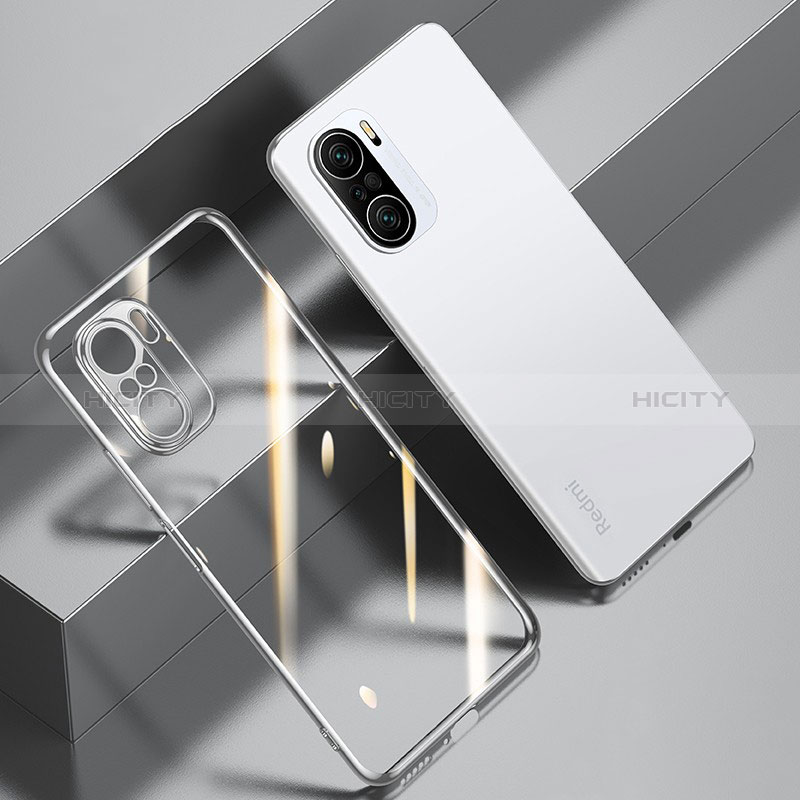 Coque Ultra Fine TPU Souple Housse Etui Transparente H01 pour Xiaomi Redmi K40 5G Argent Plus