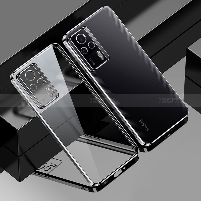 Coque Ultra Fine TPU Souple Housse Etui Transparente H01 pour Xiaomi Redmi K60E 5G Noir Plus