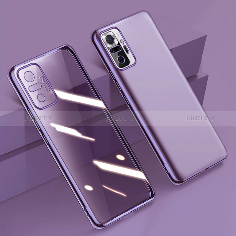 Coque Ultra Fine TPU Souple Housse Etui Transparente H01 pour Xiaomi Redmi Note 10 Pro 4G Plus