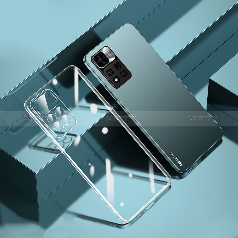 Coque Ultra Fine TPU Souple Housse Etui Transparente H01 pour Xiaomi Redmi Note 11 Pro+ Plus 5G Clair Plus