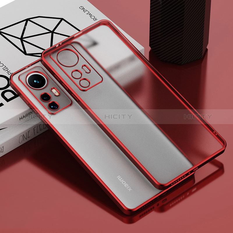 Coque Ultra Fine TPU Souple Housse Etui Transparente H01 pour Xiaomi Redmi Note 12S Rouge Plus