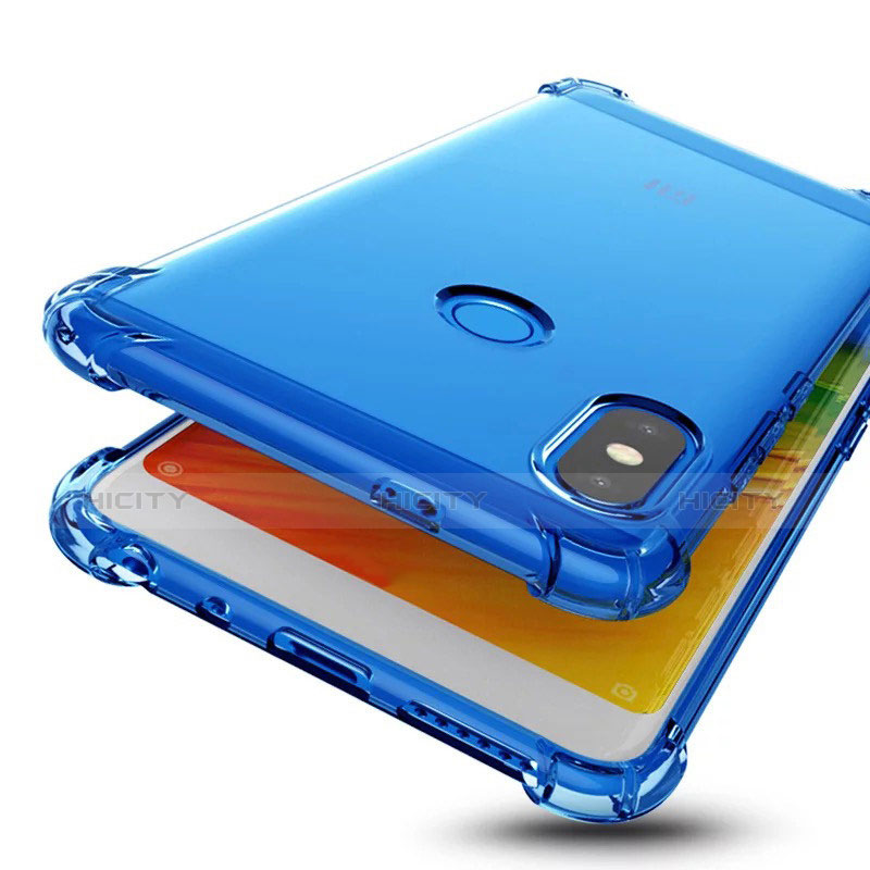 Coque Ultra Fine TPU Souple Housse Etui Transparente H01 pour Xiaomi Redmi Note 5 Bleu Plus