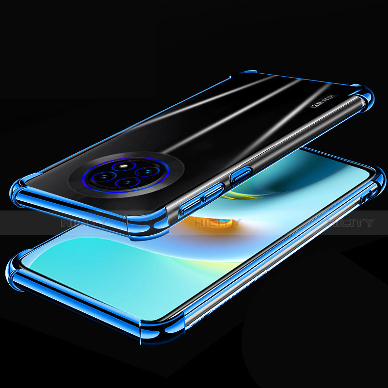 Coque Ultra Fine TPU Souple Housse Etui Transparente H02 pour Huawei Enjoy 20 Plus 5G Bleu Plus