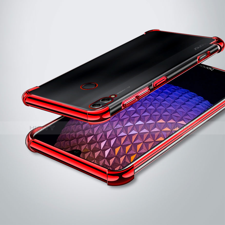 Coque Ultra Fine TPU Souple Housse Etui Transparente H02 pour Huawei Enjoy Max Rouge Plus