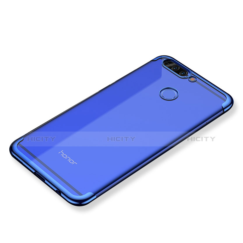 Coque Ultra Fine TPU Souple Housse Etui Transparente H02 pour Huawei Honor 8 Pro Bleu Plus