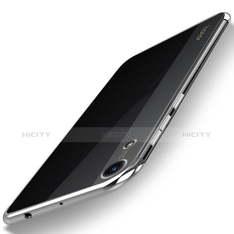 Coque Ultra Fine TPU Souple Housse Etui Transparente H02 pour Huawei Honor 8A Argent Plus