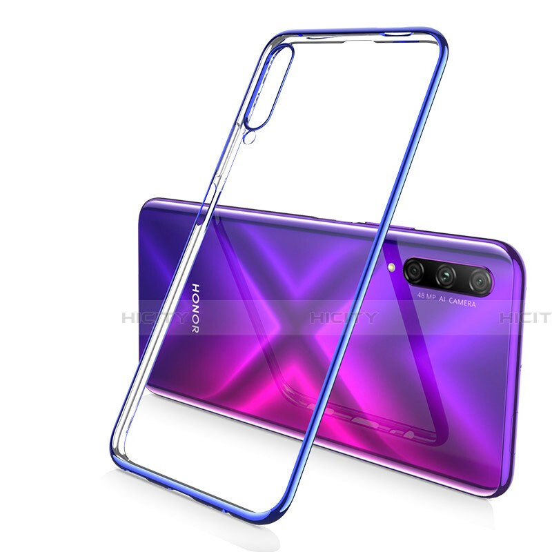 Coque Ultra Fine TPU Souple Housse Etui Transparente H02 pour Huawei Honor 9X Pro Bleu Plus