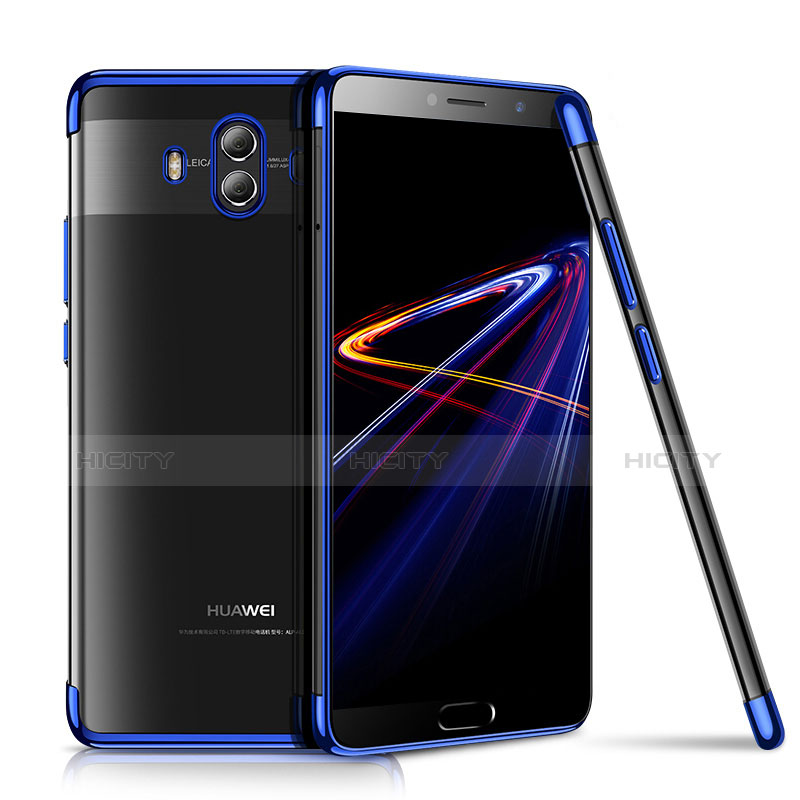 Coque Ultra Fine TPU Souple Housse Etui Transparente H02 pour Huawei Mate 10 Bleu Plus