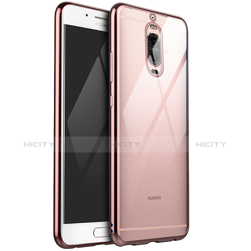 Coque Ultra Fine TPU Souple Housse Etui Transparente H02 pour Huawei Mate 9 Pro Or Rose Plus