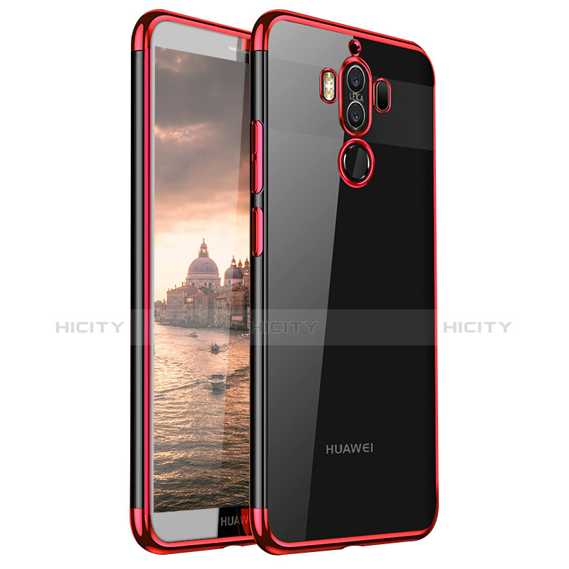 Coque Ultra Fine TPU Souple Housse Etui Transparente H02 pour Huawei Mate 9 Rouge Plus