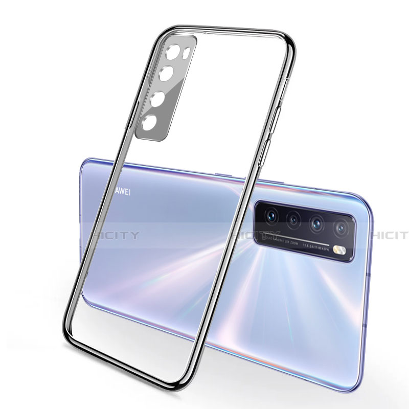 Coque Ultra Fine TPU Souple Housse Etui Transparente H02 pour Huawei Nova 7 5G Argent Plus