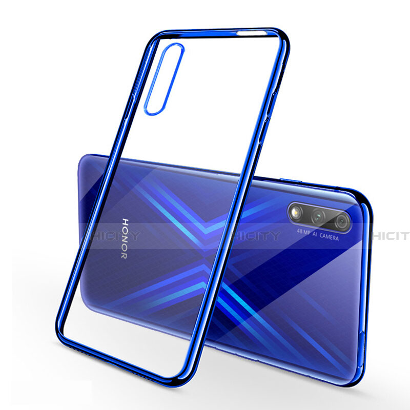 Coque Ultra Fine TPU Souple Housse Etui Transparente H02 pour Huawei P Smart Z (2019) Bleu Plus