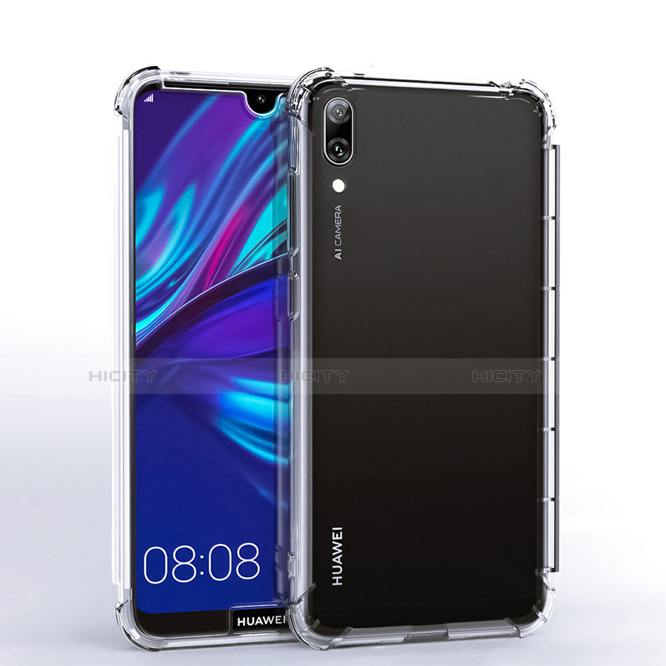 Coque Ultra Fine TPU Souple Housse Etui Transparente H02 pour Huawei Y7 (2019) Clair Plus