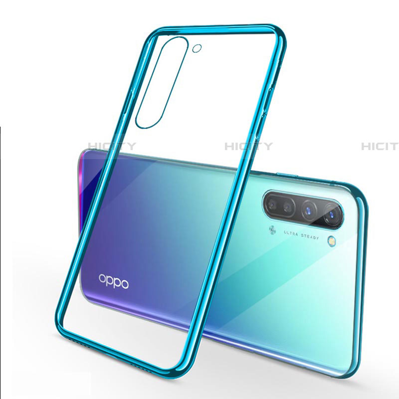 Coque Ultra Fine TPU Souple Housse Etui Transparente H02 pour Oppo Find X2 Lite Vert Plus