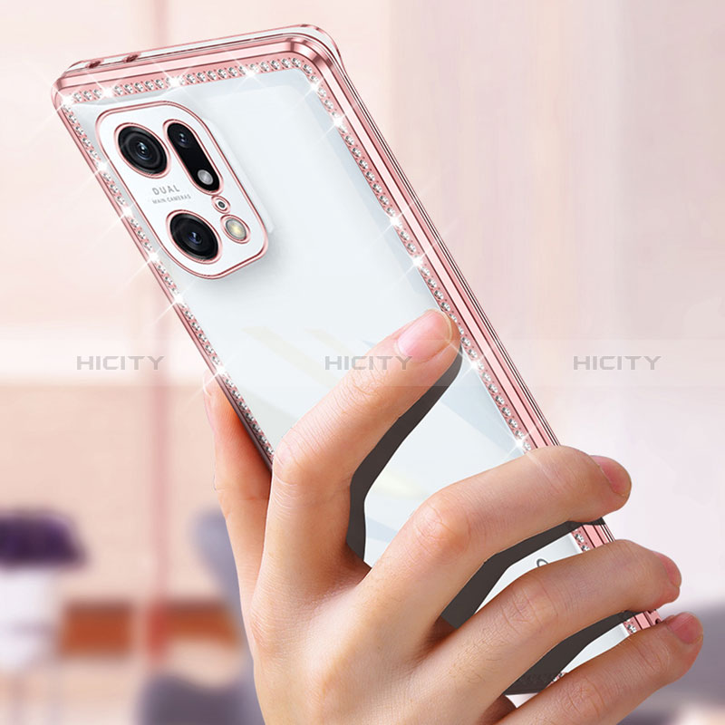 Coque Ultra Fine TPU Souple Housse Etui Transparente H02 pour Oppo Find X5 5G Plus