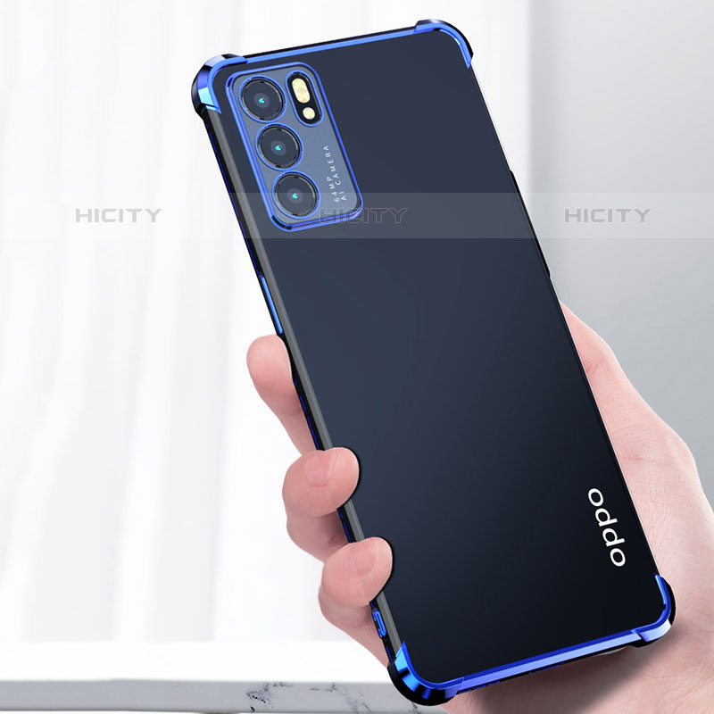 Coque Ultra Fine TPU Souple Housse Etui Transparente H02 pour Oppo Reno6 Pro 5G India Plus