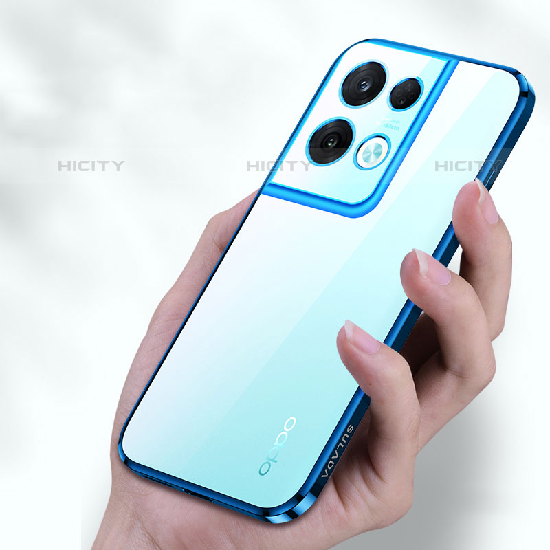 Coque Ultra Fine TPU Souple Housse Etui Transparente H02 pour Oppo Reno8 Pro 5G Plus