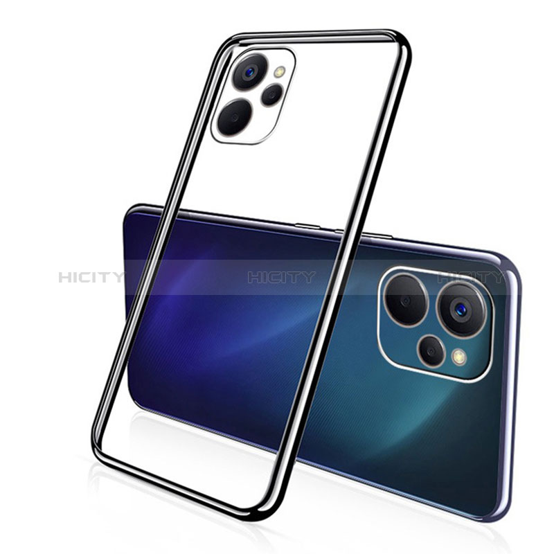 Coque Ultra Fine TPU Souple Housse Etui Transparente H02 pour Realme 10T 5G Noir Plus