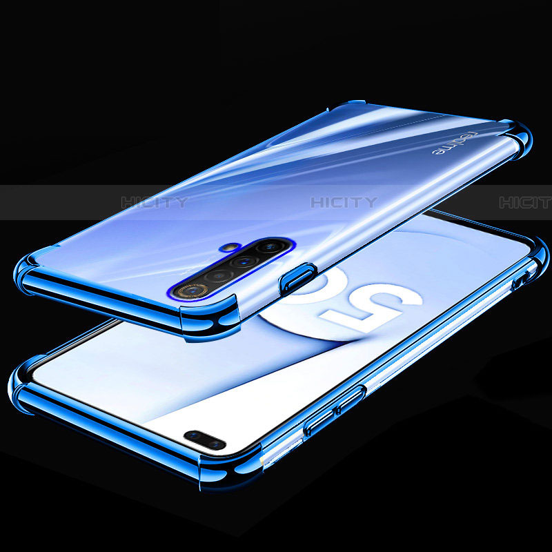 Coque Ultra Fine TPU Souple Housse Etui Transparente H02 pour Realme X3 SuperZoom Bleu Plus