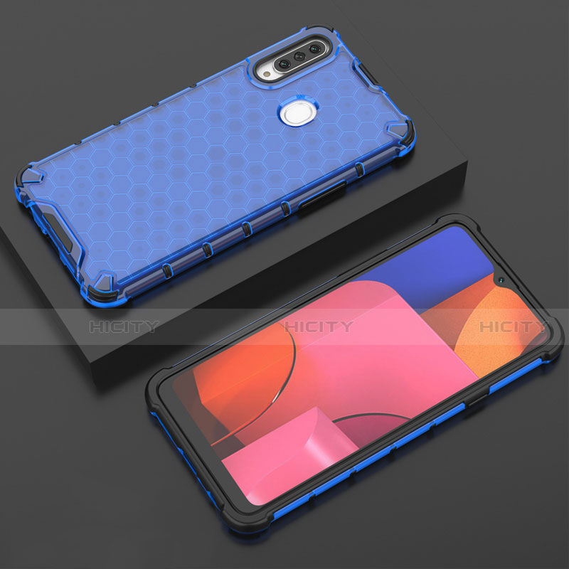 Coque Ultra Fine TPU Souple Housse Etui Transparente H02 pour Samsung Galaxy A20s Bleu Plus