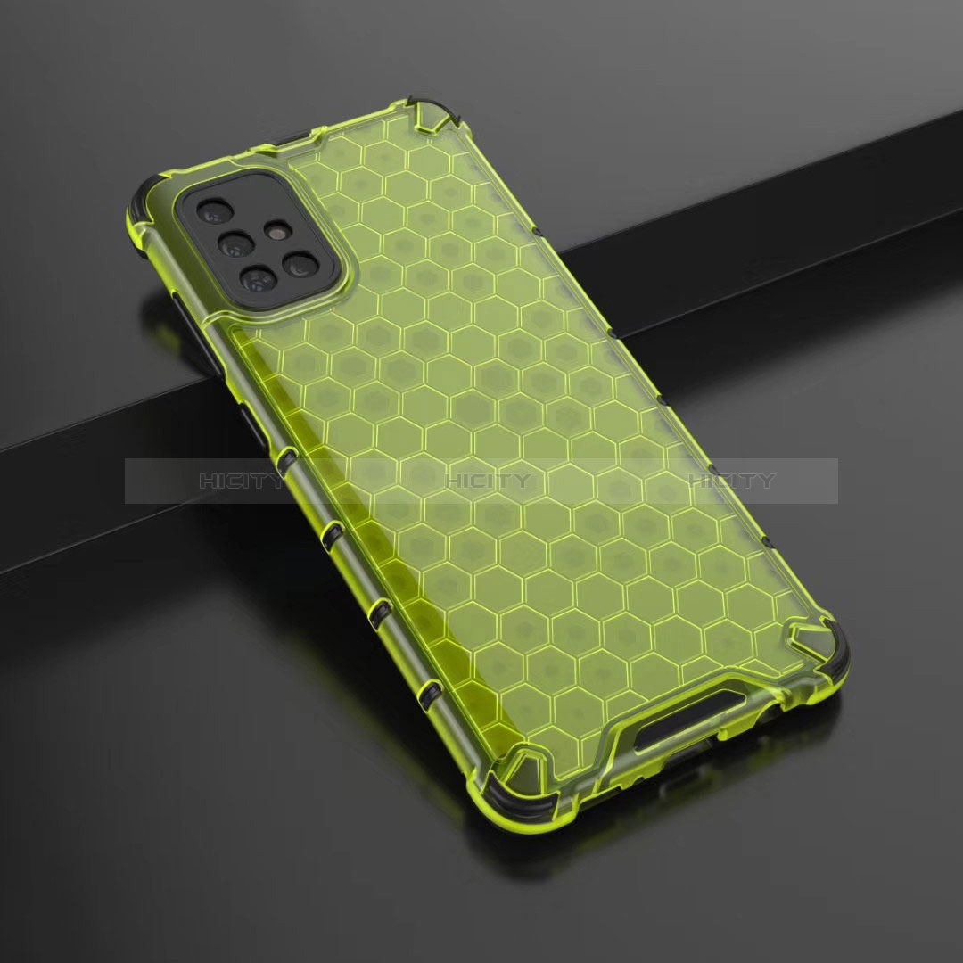 Coque Ultra Fine TPU Souple Housse Etui Transparente H02 pour Samsung Galaxy A71 4G A715 Vert Plus