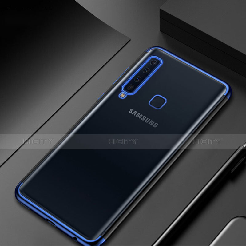 Coque Ultra Fine TPU Souple Housse Etui Transparente H02 pour Samsung Galaxy A9s Bleu Plus