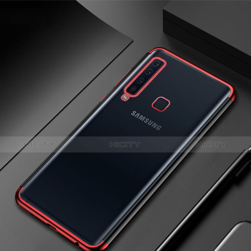 Coque Ultra Fine TPU Souple Housse Etui Transparente H02 pour Samsung Galaxy A9s Rouge Plus