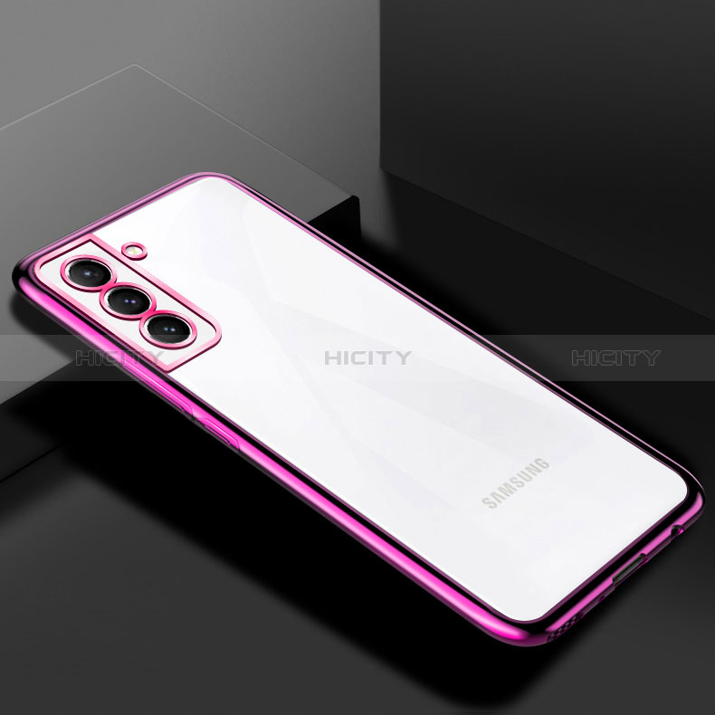 Coque Ultra Fine TPU Souple Housse Etui Transparente H02 pour Samsung Galaxy S24 5G Violet Plus