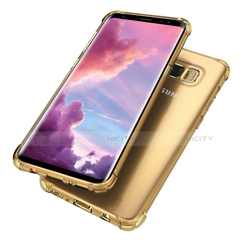 Coque Ultra Fine TPU Souple Housse Etui Transparente H02 pour Samsung Galaxy S8 Plus Or Plus